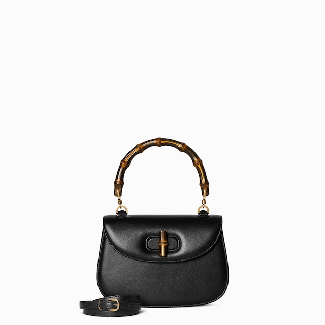 Gucci Bamboo 1947系列小号竹节手袋