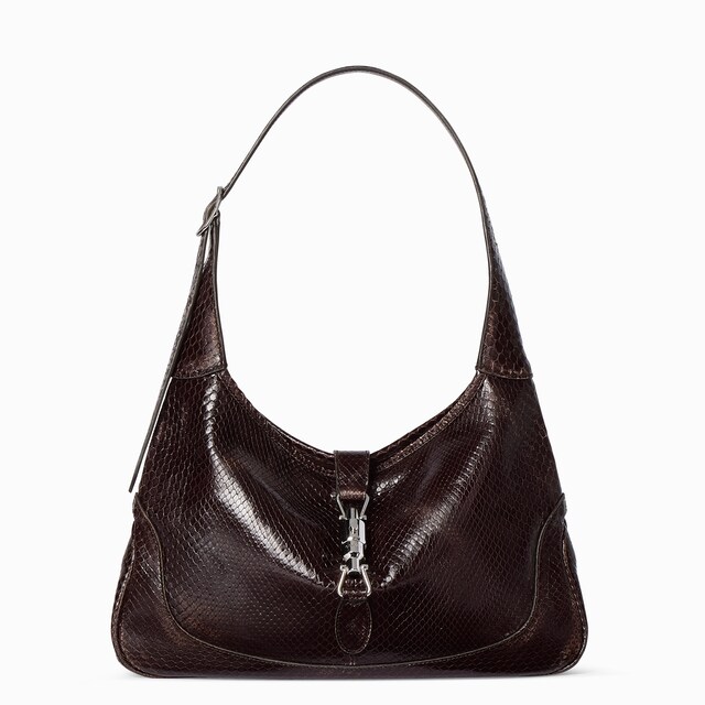 Gucci Jackie 1961 python medium shoulder bag - image 3