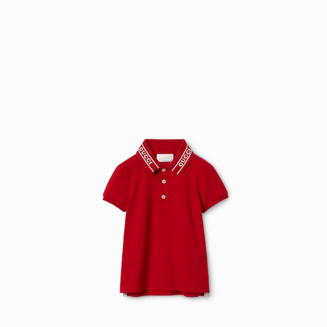 Baby cotton polo shirt