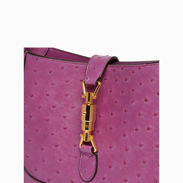 Gucci Jackie 1961 ostrich medium bag - image 5