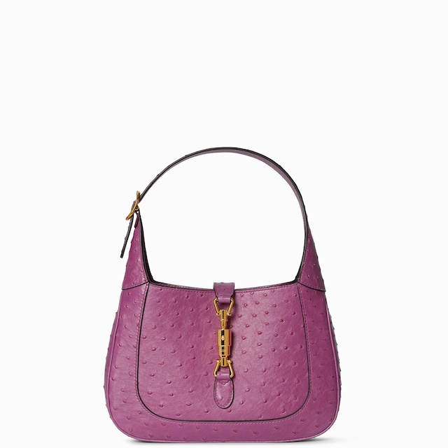 Gucci Jackie 1961 ostrich medium bag - image 3