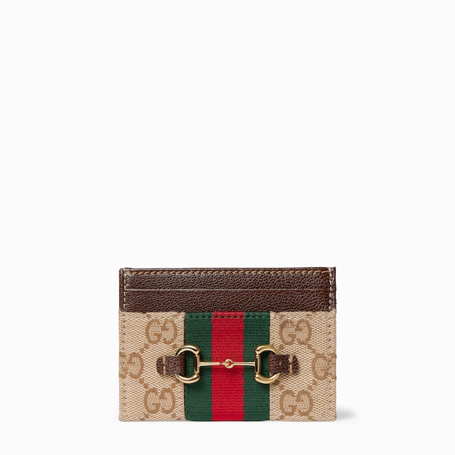 Gucci Horsebit Web card case