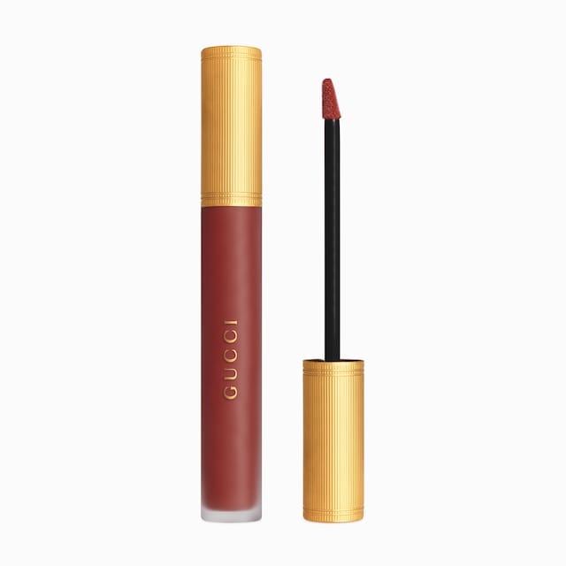 509 Gucci Rosso Ancora lipstick trio gift set in 509 Gucci Rosso
