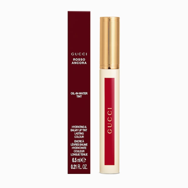 509 'Rosso Ancora'， Gucci Glow Oil-In-Water Tint水感唇膏