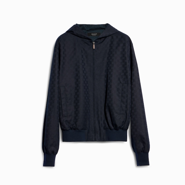 Jacke aus GG Baumwollcanvas mit Reißverschluss