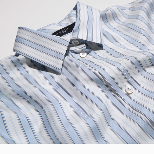 Gucci Interlocking G silk jacquard shirt - image 5