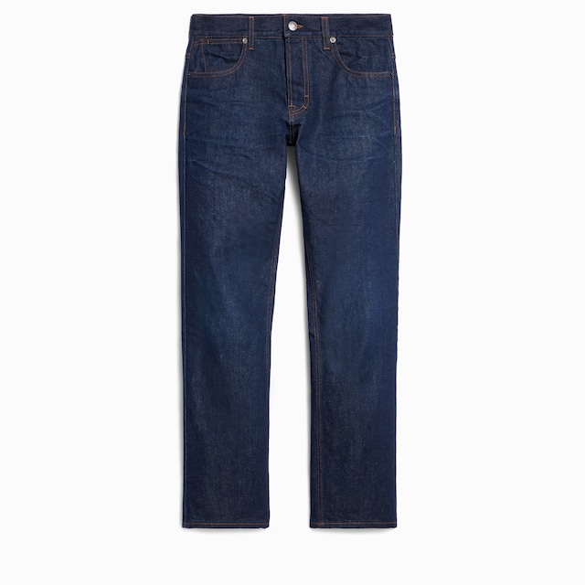 Hose aus Baumwoll-Denim mit Stickerei