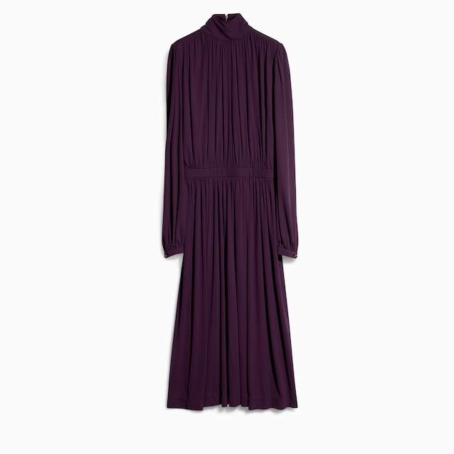 Light viscose crêpe jersey dress