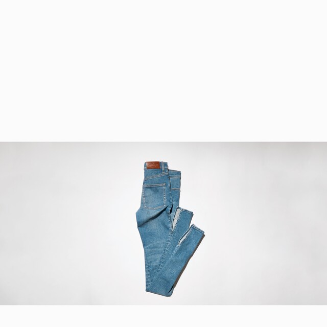 Cotton stretch denim pants - image 3