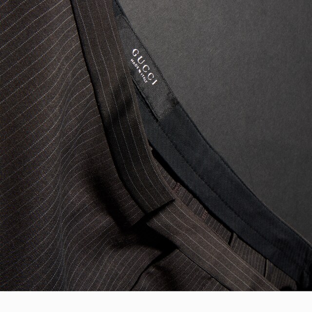 Pinstripe wool mohair pants - image 2