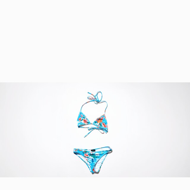 Printed stretch jersey bikini - image 5