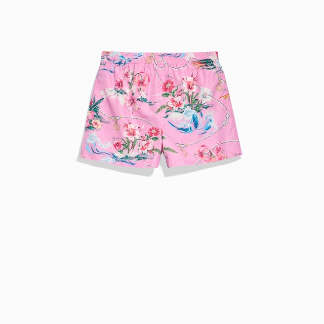 Badeshorts aus Nylon mit Print