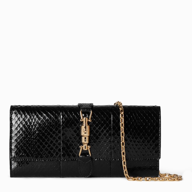 Gucci Jackie anaconda wallet on chain