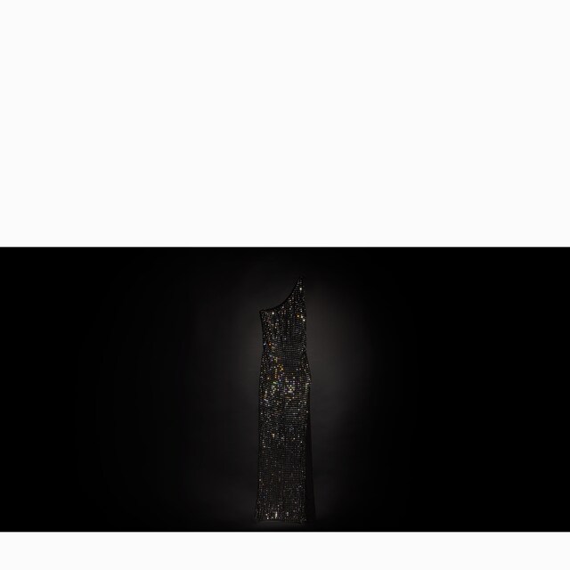 Embroidered jersey long dress - image 2
