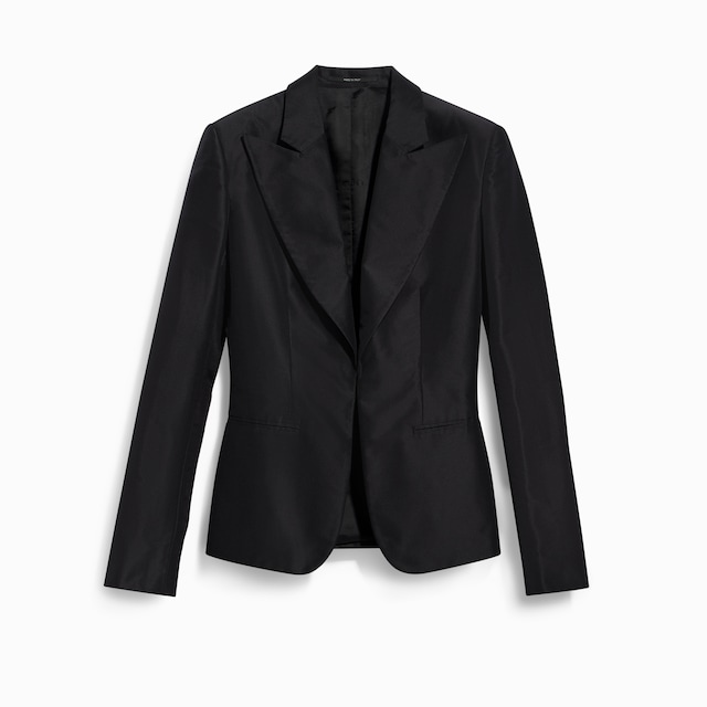 Fine silk faille jacket