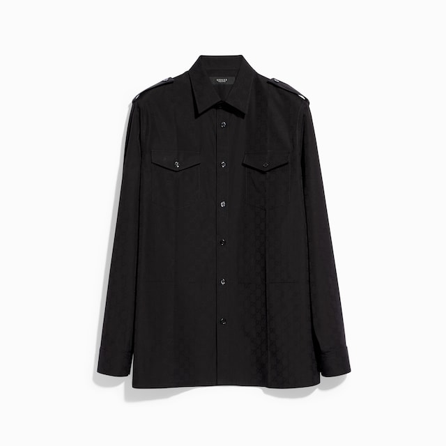 GG cotton poplin shirt