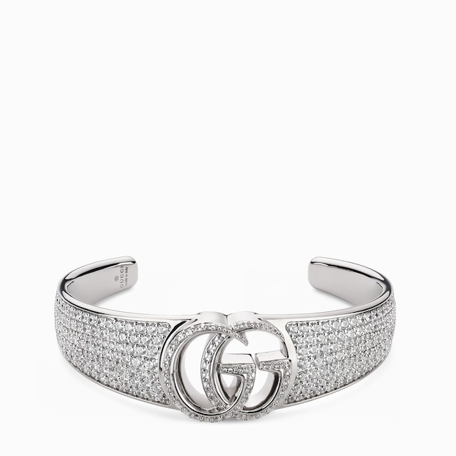 GG Marmont crystal cuff bracelet