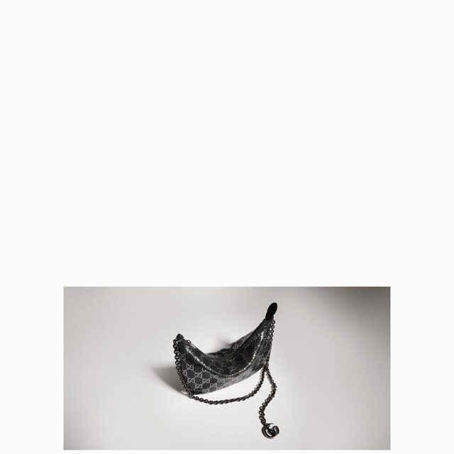 Metallic evening bag with charm - image 2