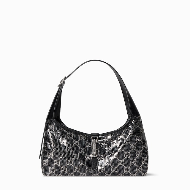 Jackie Slim metallic evening bag