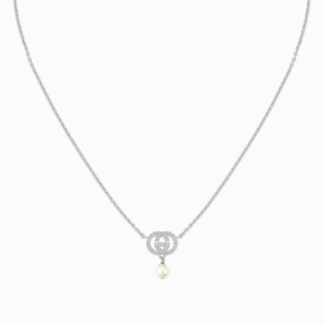 크리스털 펄 목걸이