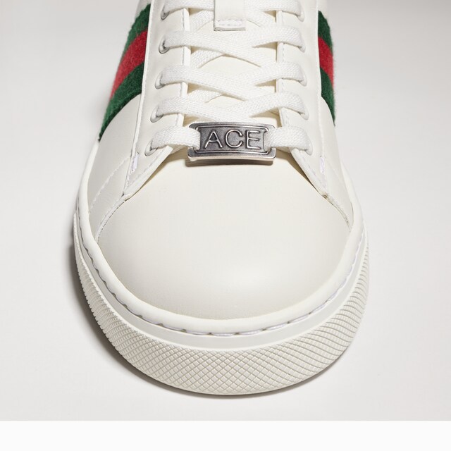 Women's Gucci Ace sneaker with Web - image 5