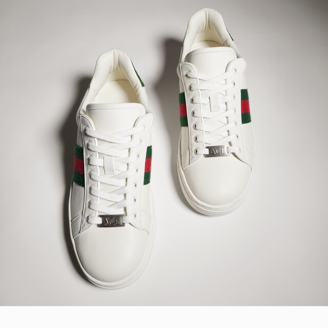 Women's Gucci Ace sneaker with Web - image 3