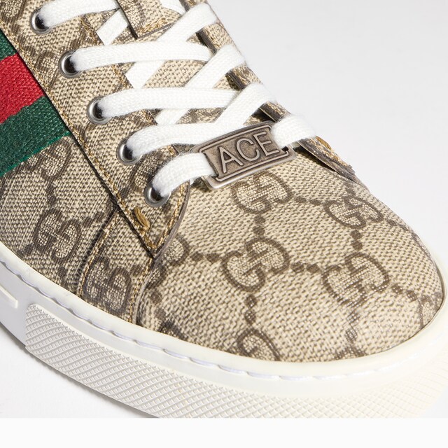 Women's Gucci Ace sneaker with Web - image 5