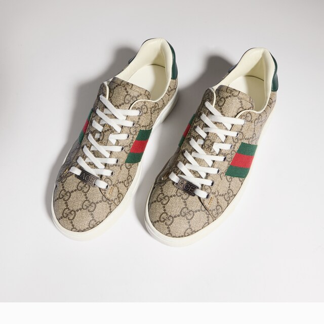 Women's Gucci Ace sneaker with Web - image 3