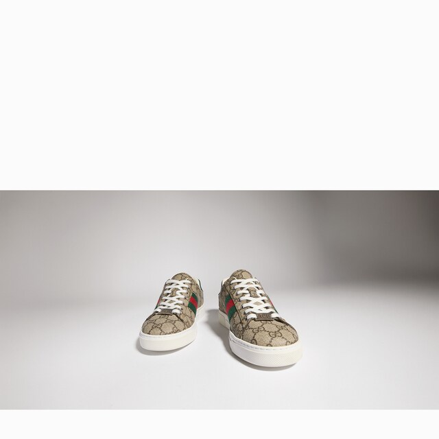 Women's Gucci Ace sneaker with Web - image 2