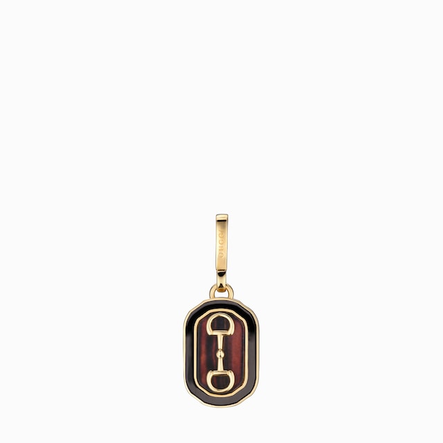 Horsebit motif charm