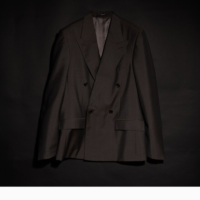 Pinstripe wool mohair jacket - image 4
