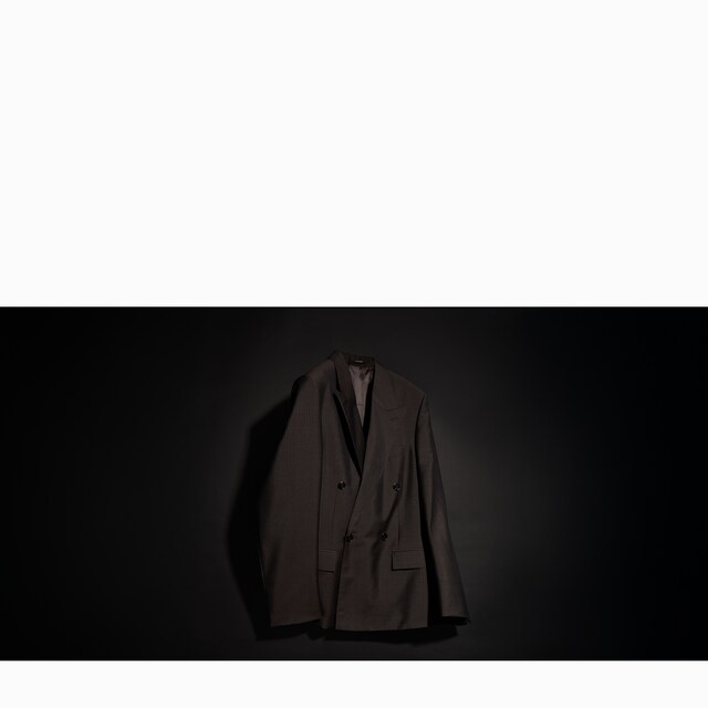 Pinstripe wool mohair jacket - image 2