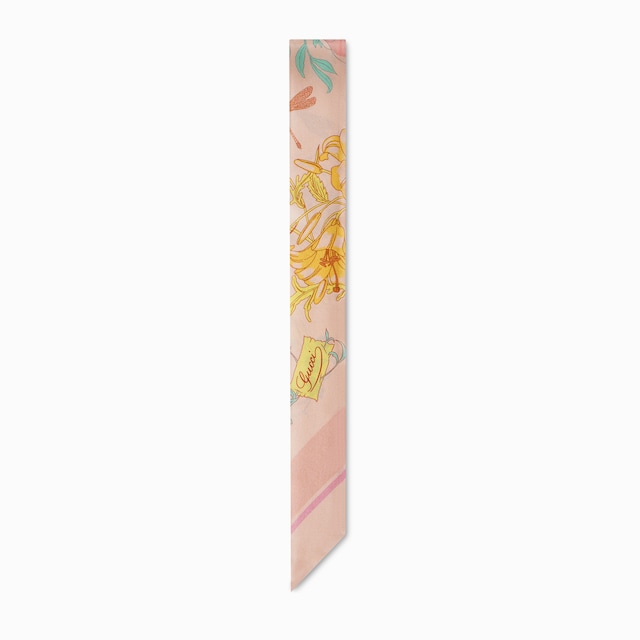 Printed silk ribbon