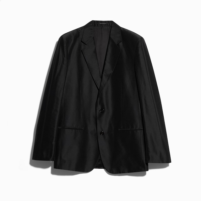 Fine silk faille jacket