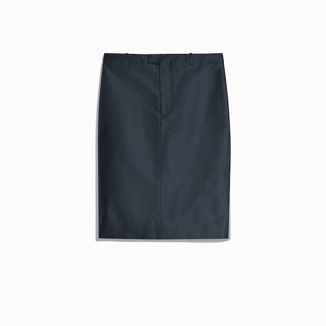 Fine silk faille skirt