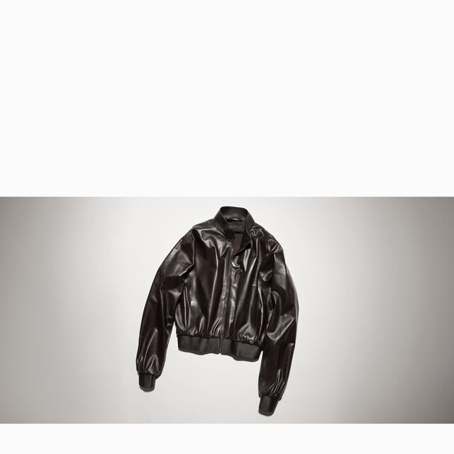 Soft nappa leather bomber jacket - image 5