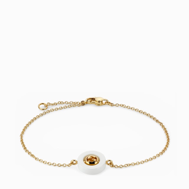 구찌 인터로킹 18k 체인 팔찌