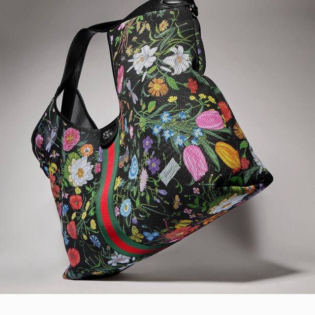 Gucci Giglio Flora large tote bag - image 5