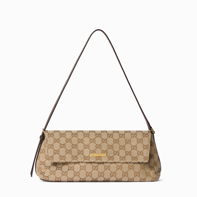 حقيبة كتف متوسطة الحجم مع لوحة Gucci