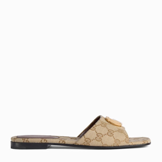 Women's slide sandal with Double G
