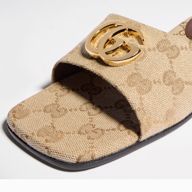 Women's slide sandal with Double G - image 4