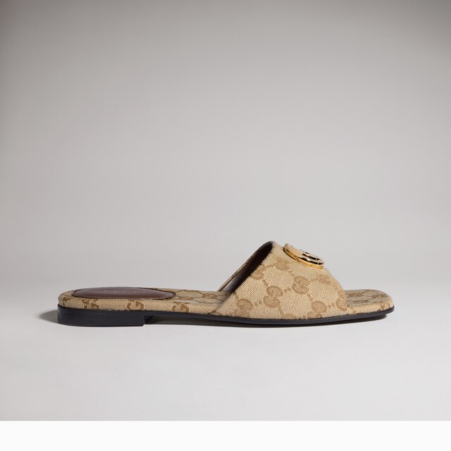 Women's slide sandal with Double G - image 3