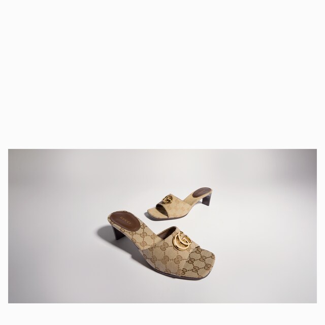 Women's slide sandal with Double G - image 5