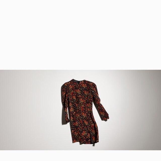 Printed silk dress - image 5