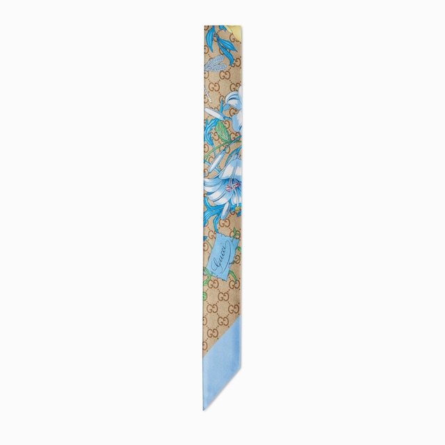 Printed silk ribbon