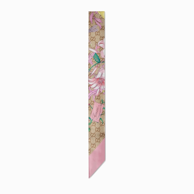 Printed silk ribbon