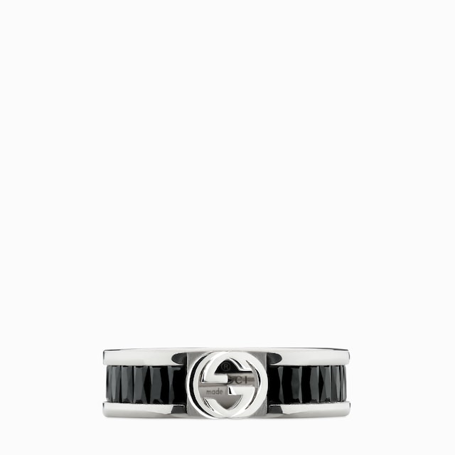 Bague en cristaux Gucci Interlocking