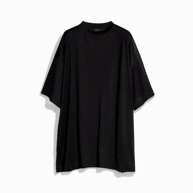 Oversize light silk jersey T-shirt
