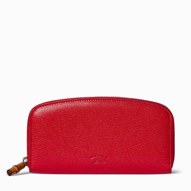Zip around wallet with bamboo
