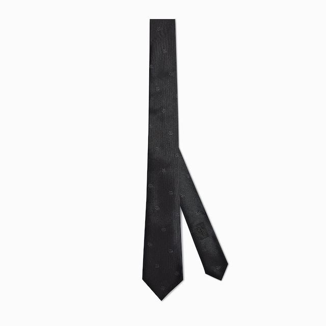 Double G silk jacquard tie